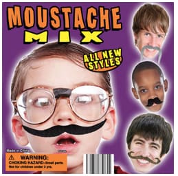 Moustache Mix Vending Toys | Gumball Machine Warehouse